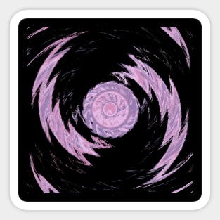 Swirl of Floating Purple Mandalas Sticker